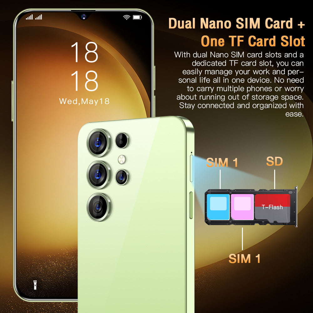New S23 Ultra 7.3Inch16+1T All-in-One Smart Android Phone(Popular)