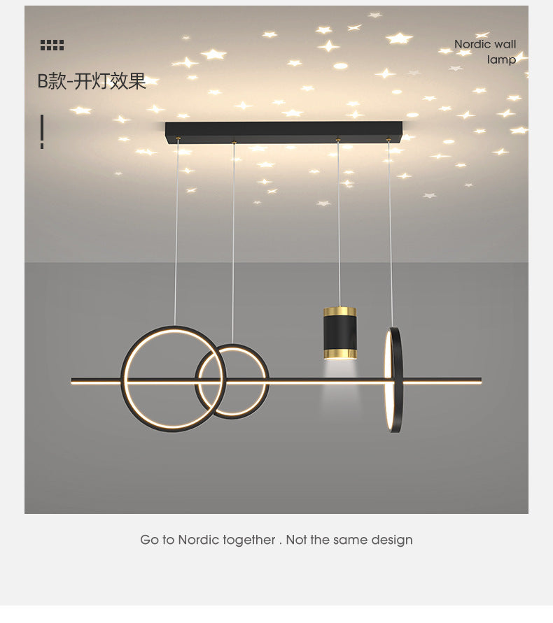 Restaurant Pendant Light Luxury Lighting Modern Minimalist Dining Room Table Bar Nordic Minimalist Pendant Creative Designer