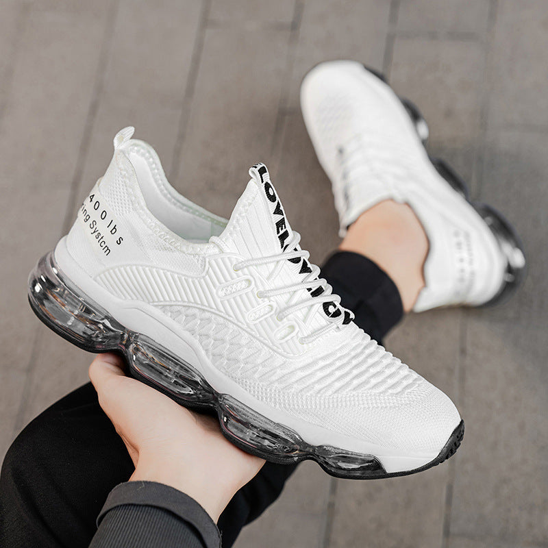 Men's Shoes New Large Size Breathable Mesh Shoes Men's Trendy Casual Versatile Thick-Soled Sneakers Fashion Dad Shoes