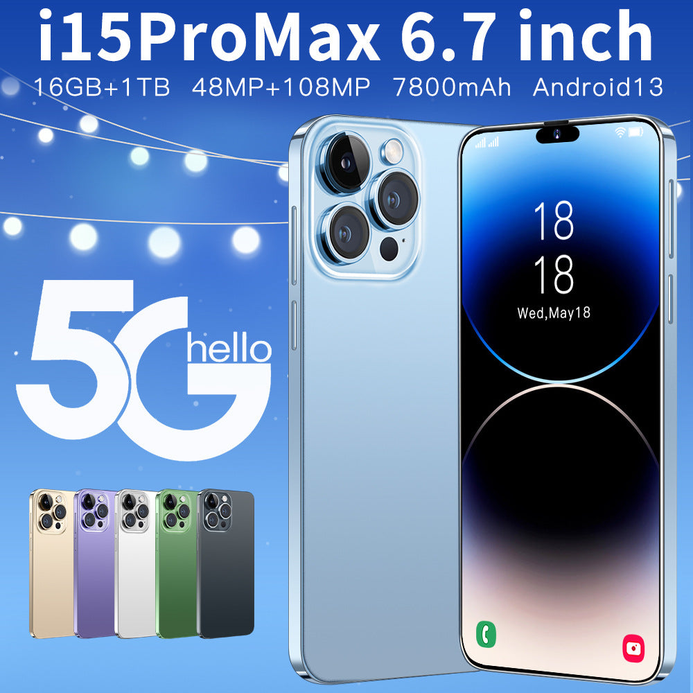 Specially designed for smartphones i15ProMAX HD Large Screen16+1TB In-stock Android Full Screen