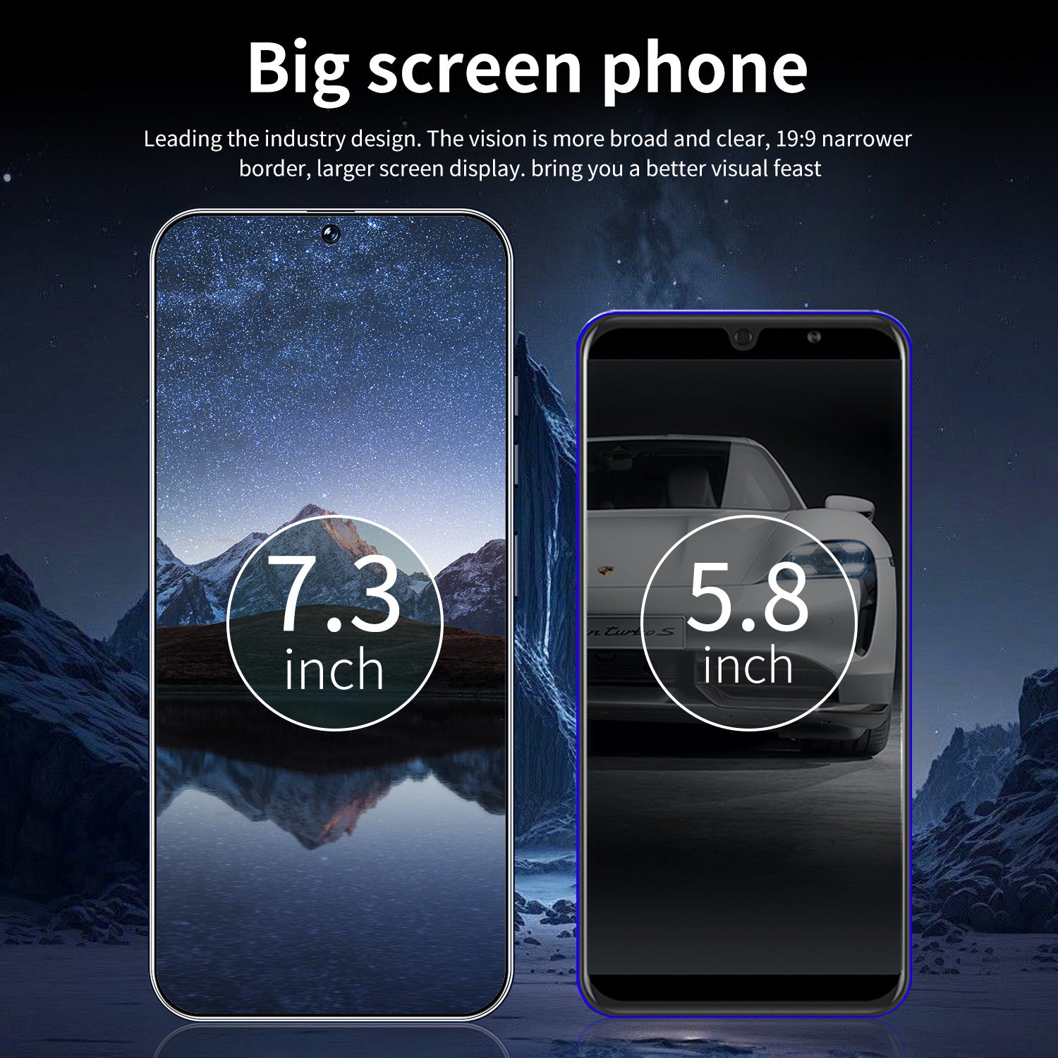 Popular S26 Ultra Mobile Phone16+1TB Android7.3Inch Large Screen Hot Selling on AliExpress
