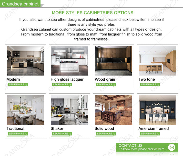 Ready to Assemble Luxury Kitchen Cabinet Modern Kitchen Cabinet Kitchen Furniture Set