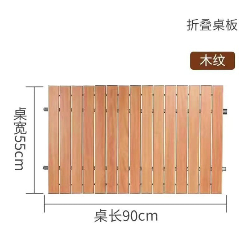 Camping Cart Outdoor Foldable Portable Flatbed Cart with Rear Opening, Liftable Table, and Stall Push Cart