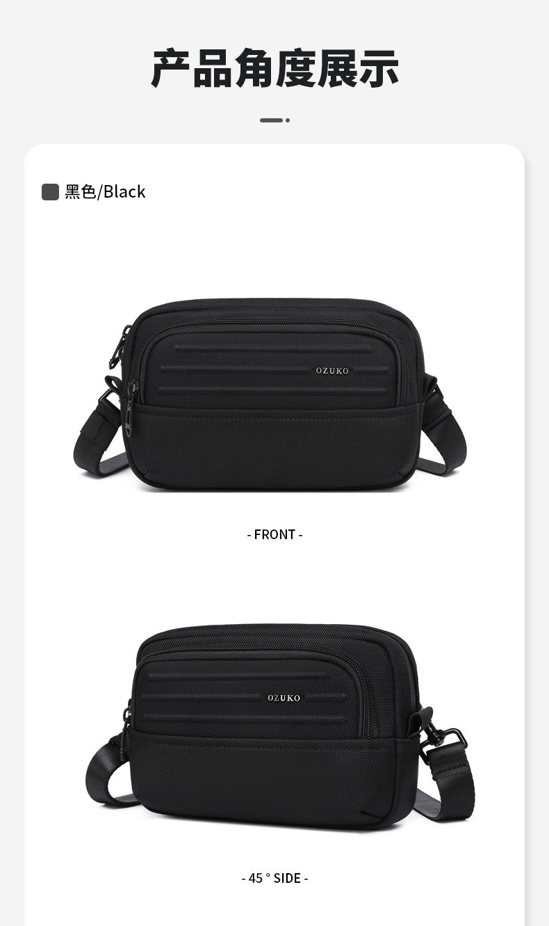 ozuko Men's Clutch Bag Multi-Functional Portable Small Crossbody Bag Travel Commute Lightweight Trendy Brand Storage Men's Bag