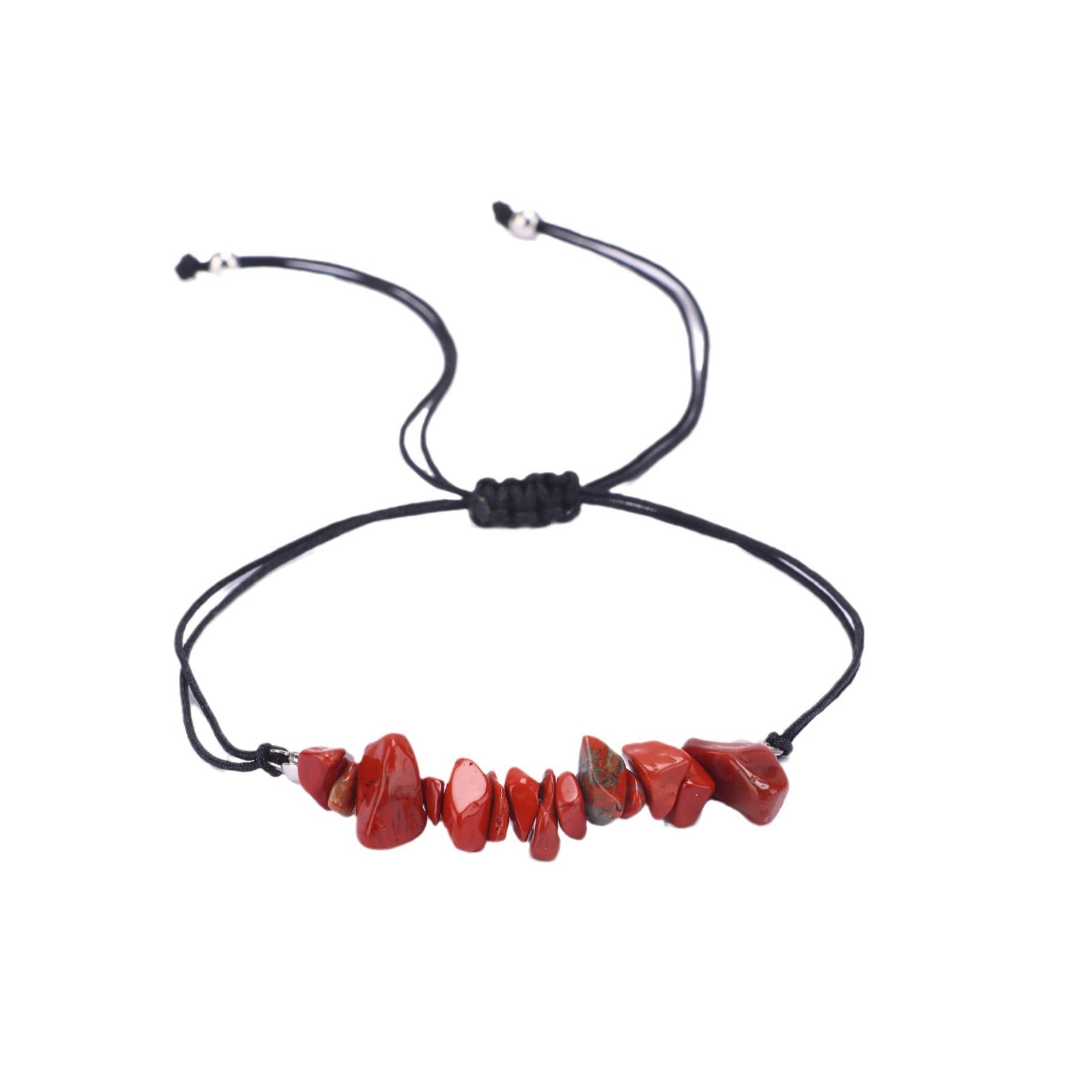 Women's Woven Crystal Stone Bracelet Women's Friendship Gift Simple Fashion Adjustable Amethyst Woven Bracelet