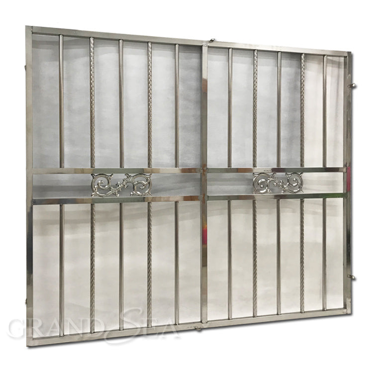 High Quality Anti-rust 304 Stainless Steel Security bar for windows Grill Design