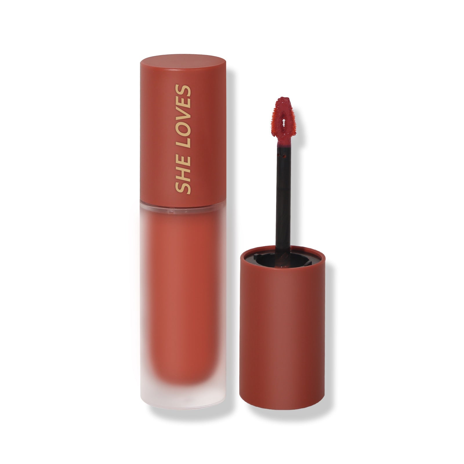 SHELOVES Light Mist Matte Lip Gloss10Color Non-Stick Cup Matte Lip Mud Liquid Lipstick