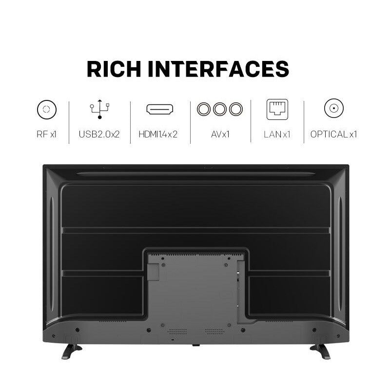 SMART TV 32Inch led Home Hotel LCD TV Smart Internet TV English Overseas Version