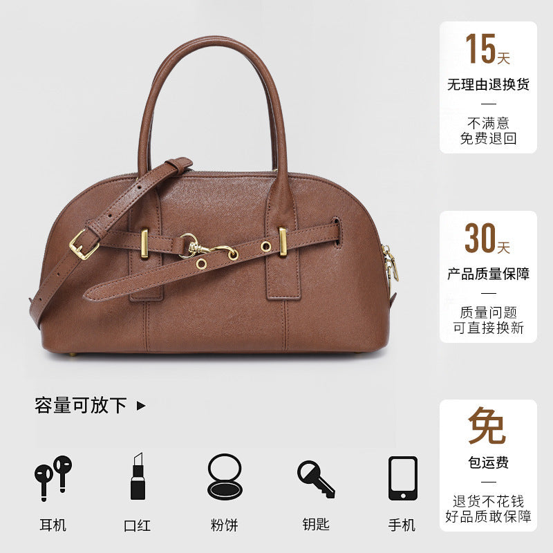 Liao Family Retro Tote Bag for Women, Large Capacity, New Trendy Fashion Women's Bag, Versatile Underarm Single Shoulder Bag, Commuting Crossbody Bag