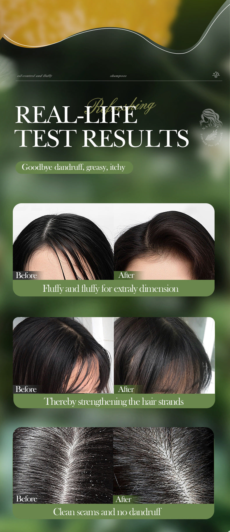 Full English Mint Rosemary Fluffy Shampoo SADOER Strong Shampoo  Wholesale