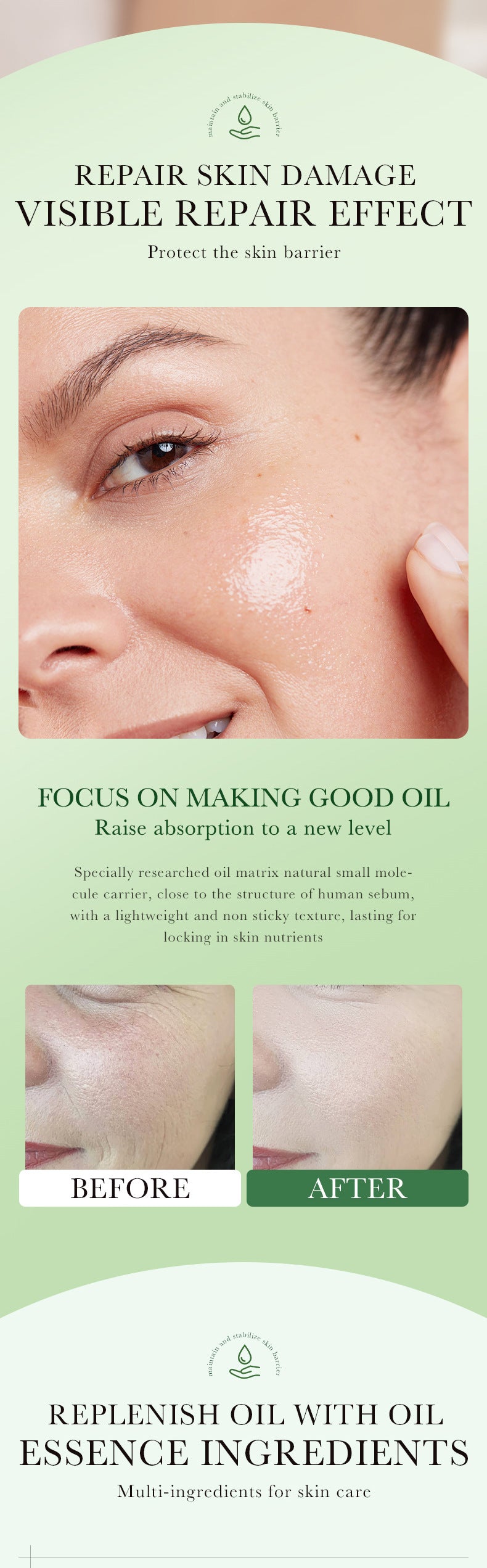 Flower and Fruit Essential Oil SADOER Avocado Hydrating Nourishing Moisturizing Body Oil Cross-Border Wholesale