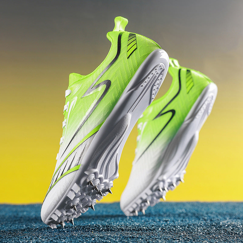 8Mesh Surface Sprint Shoes Track and Field Triple Jump Competition Training Shoes Unisex Sports Shoes for Middle School Entrance Exam All-around Sports Shoes