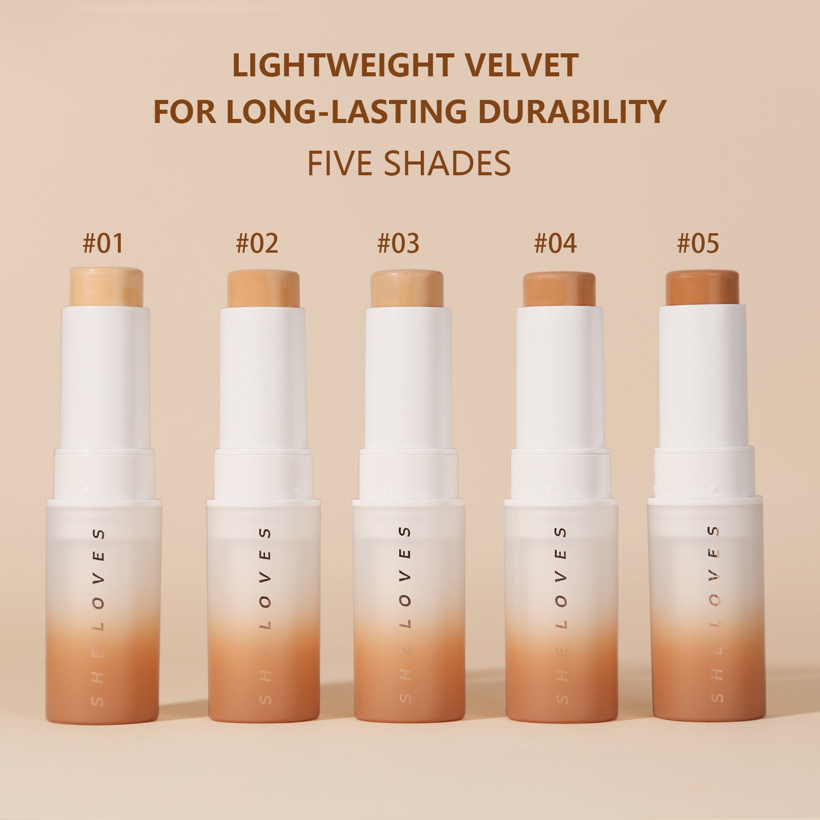 Exclusive Supply sheloves Matte Foundation Stick Concealer Foundation Liquid Non-Cakey Foundation Cream Long-Lasting Foundation Cream