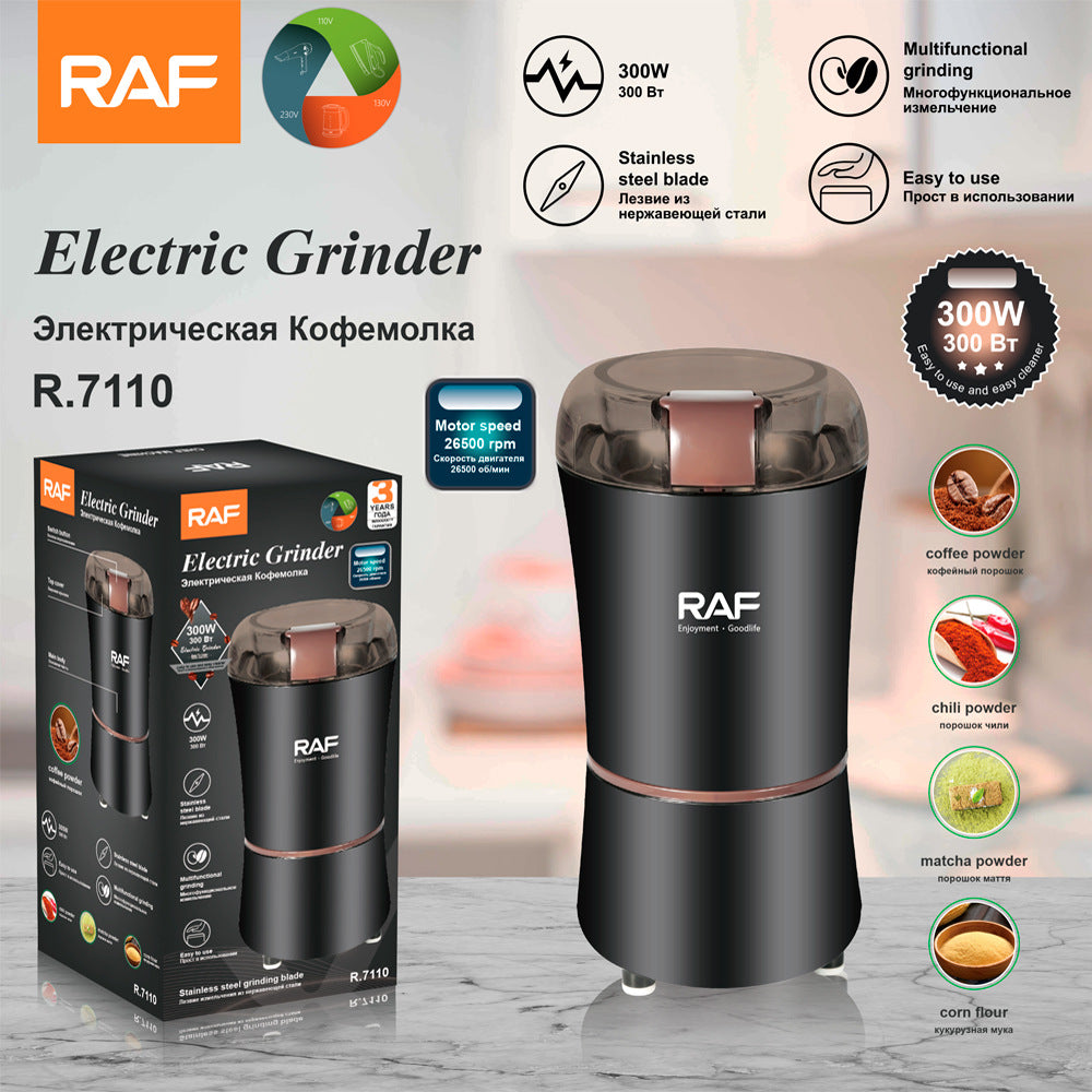 In Stock European Standard Export Lightweight Coffee Grinder Household Fully Automatic Coffee Bean Grinder Dry Grinder