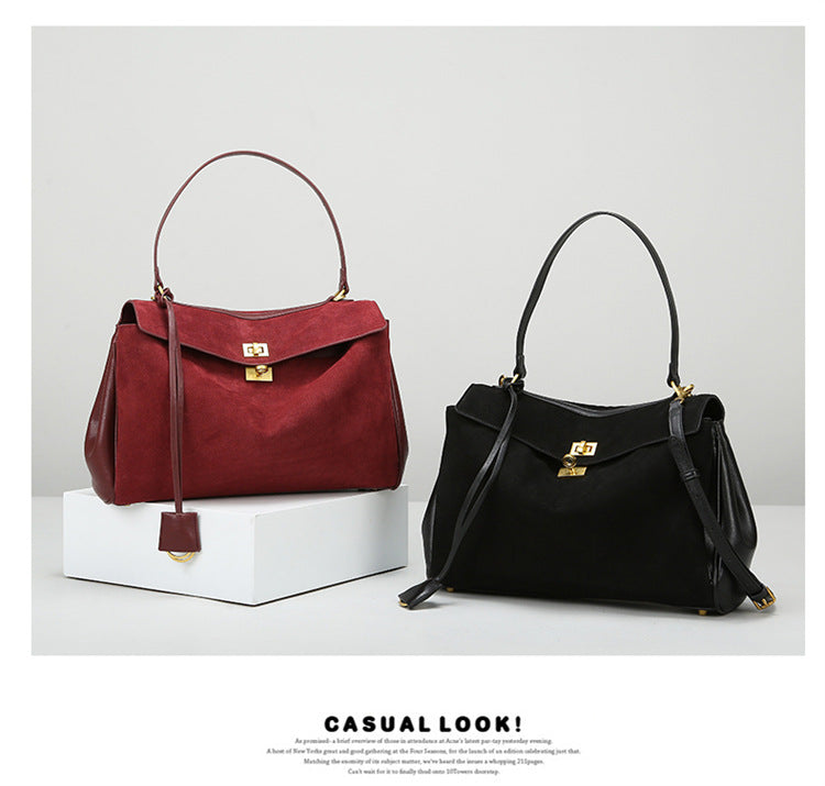 B Home Bag Women's New Bag Shoulder Bag Large Capacity Commuting Handbag High-end Fashion Tote Bag Women