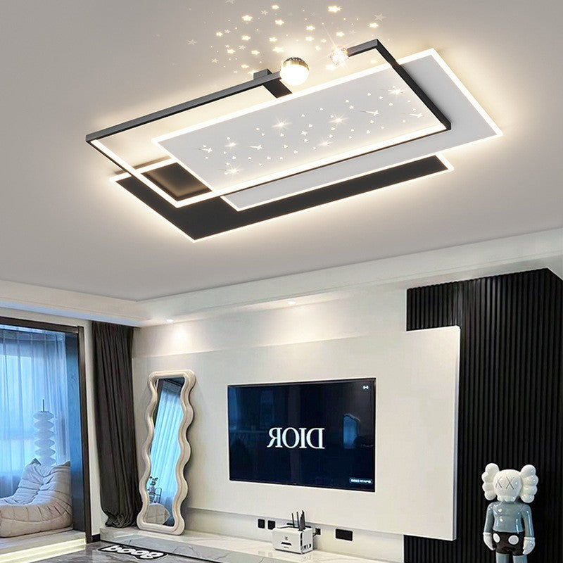 Modern minimalist living room led Ceiling Lamp2024New style main hall lamp wrought iron bedroom lamp high-end dining room lamp