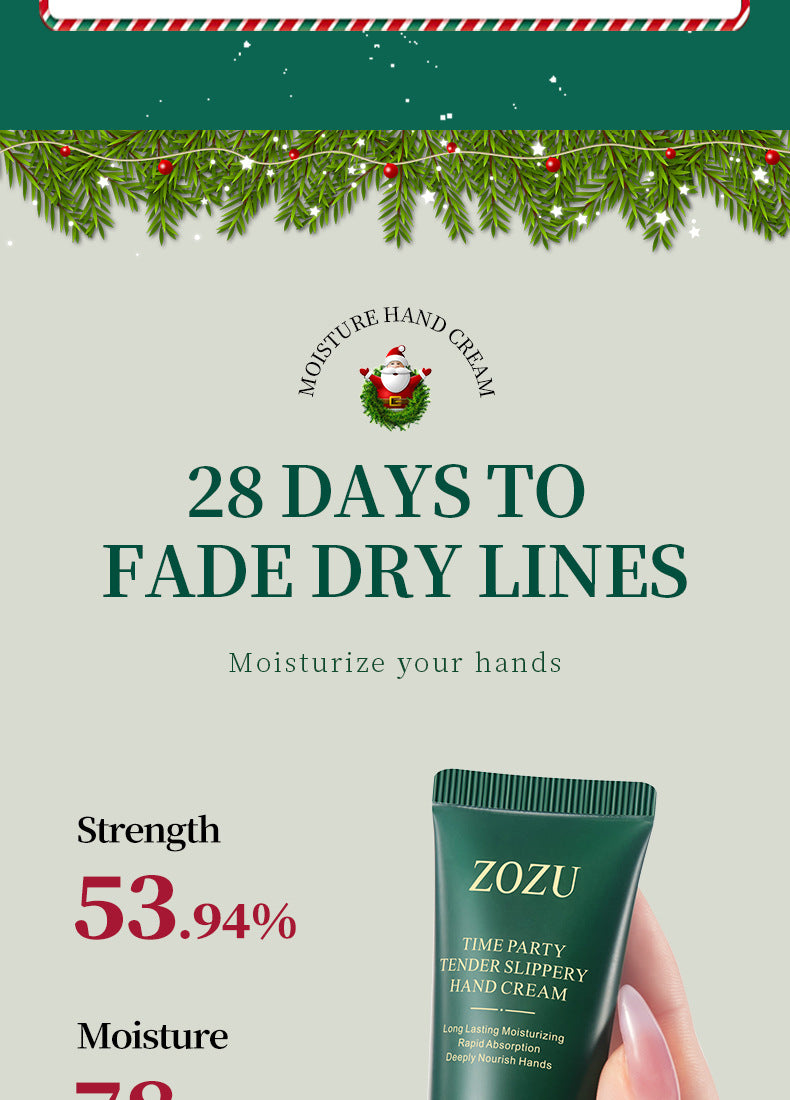 Full English Christmas Hand Cream ZOZU Moisturizing, Refreshing, and Nourishing Hand Cream Gift Set for  Wholesale