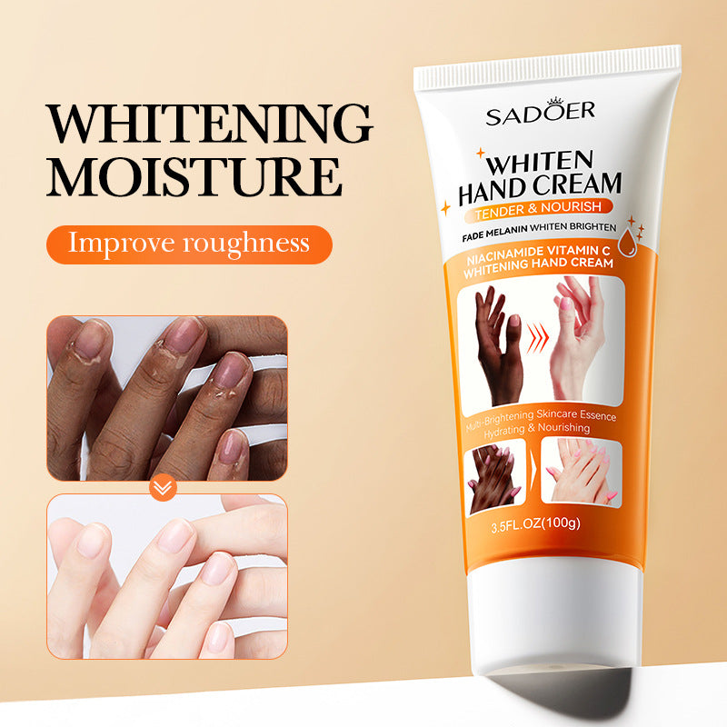 Full English Whitening Hand Cream100gSADOER Hydrating and Moisturizing Anti-Cracking Autumn and Winter Hand Cream  Wholesale