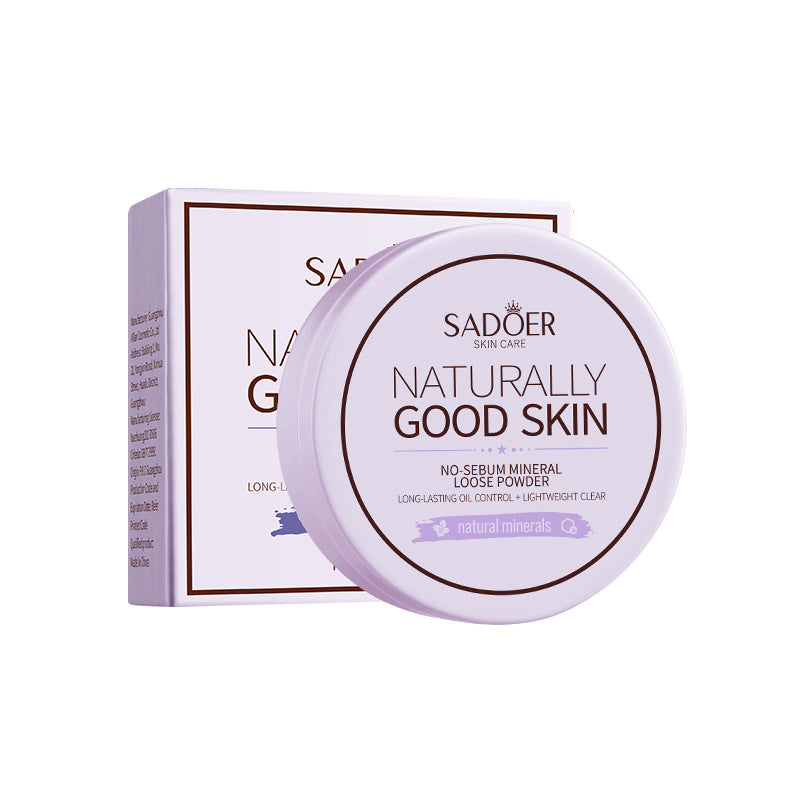 Full English Makeup SADOER Mineral Loose Powder Refreshing Lightweight Setting Concealer Powder  Wholesale
