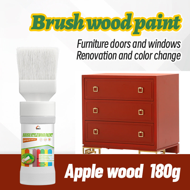Wooden Brush Paint Solid Wood Cabinet Table Chair Water-Based Coating Door Window Furniture Renovation Color Change Latex Paint Oil Paint