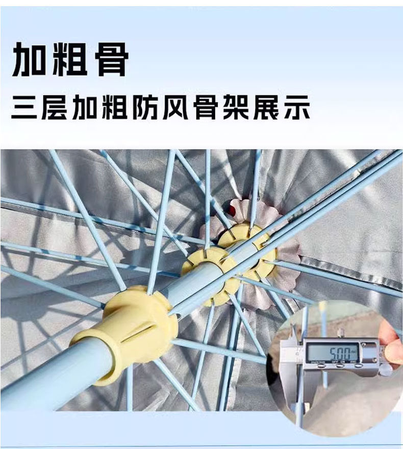 Custom Advertising logo Large Sun Umbrella Stall Sunshade Umbrella Courtyard Sun Protection Rain Umbrella Outdoor Stall Commercial Large Umbrella