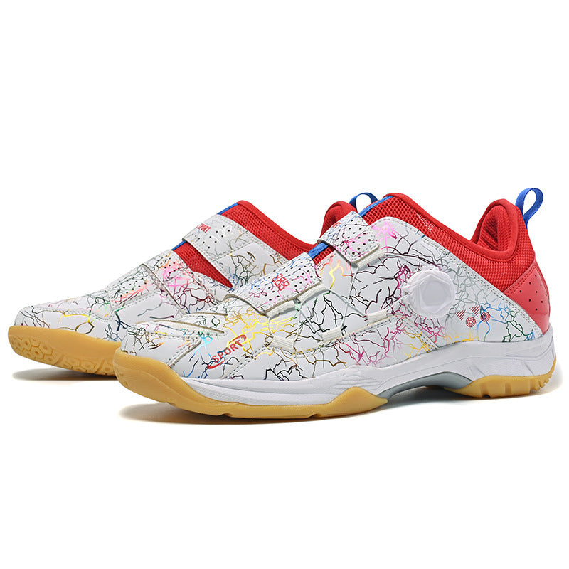 In Stock Couple Style Fashion Badminton Shoes New Style Mandarin Duck Table Tennis Tennis Non-Slip Wear-Resistant Sports Shoes