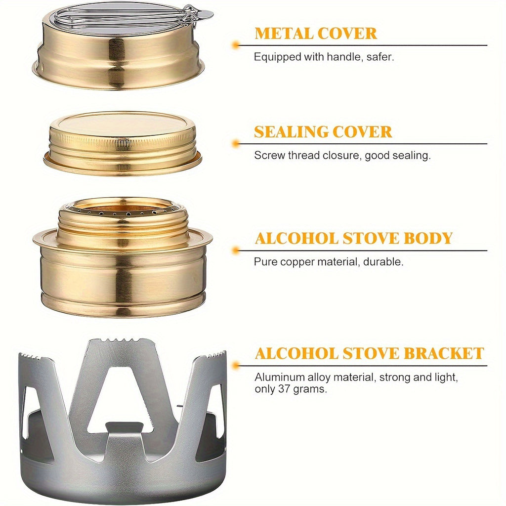 Outdoor Camping Alcohol Stove Burner Vaporized Liquid Alcohol Stove Mini Alcohol Stove Portable Alcohol Stove Wholesale