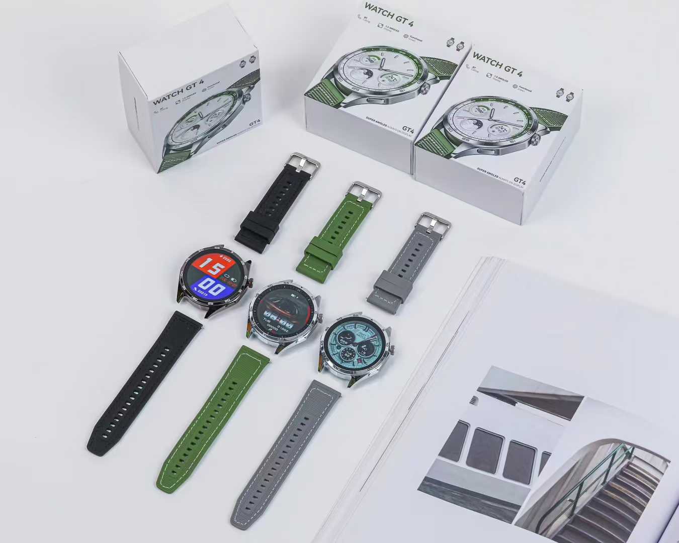 Watch GT4Smart Watch1.52inch Bluetooth Call Heart Rate Pedometer Message Reminder Sports Watch