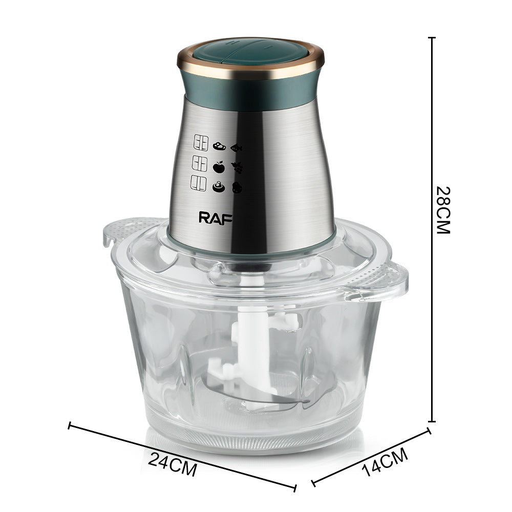 RAF EU Standard Electric Meat Grinder Household Meat Mincer Multi-Functional Food Processor Meat Chopper Meat Mixer2L