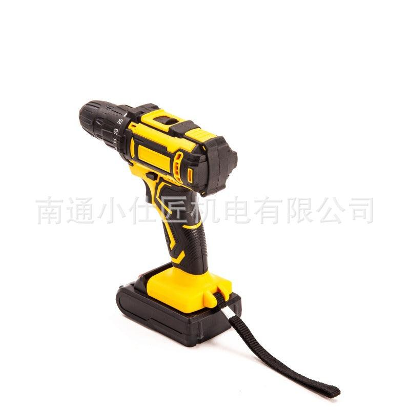 Industrial Grade High-Power Handheld Dual-Speed Rechargeable Drill Household Multi-Function Electric Screwdriver One Battery One Charger Brushless