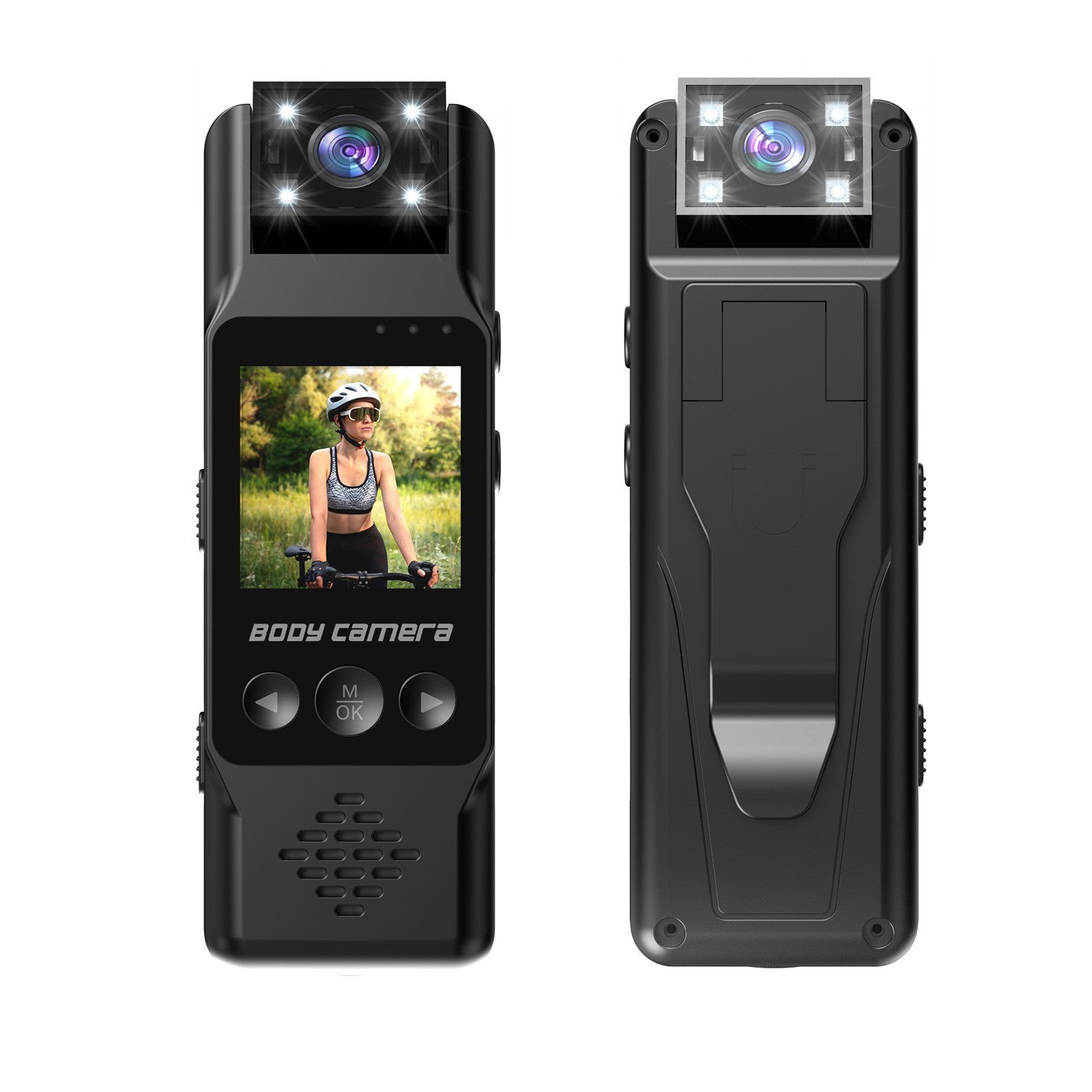 Hot-selling Law Enforcement Recorder Infrared Night Vision HD Camera Audio and Video Recording Clip-on Conference Record