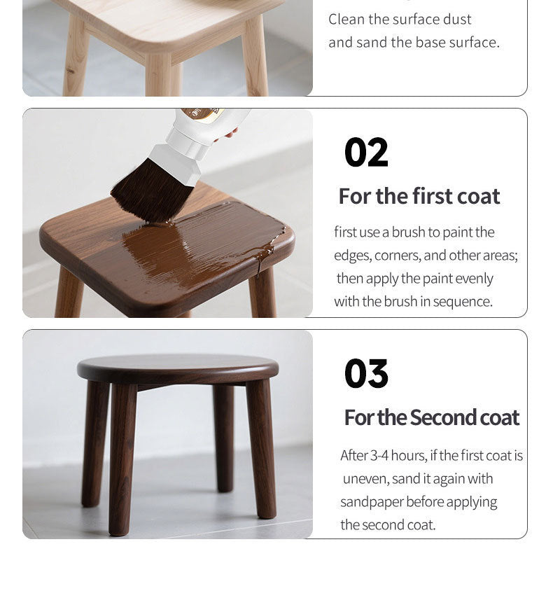 Brush for Wood Furniture Paint, Wood Products Color Change, Renovation Paint Brush, Wood Paint, Water-based Paint, Coating