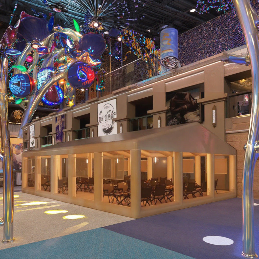 Internet Celebrity Inflatable Tent Large Outdoor Wedding Exhibition Mobile Banquet Tent Emergency Rescue Anti-epidemic Insulation Double Layer