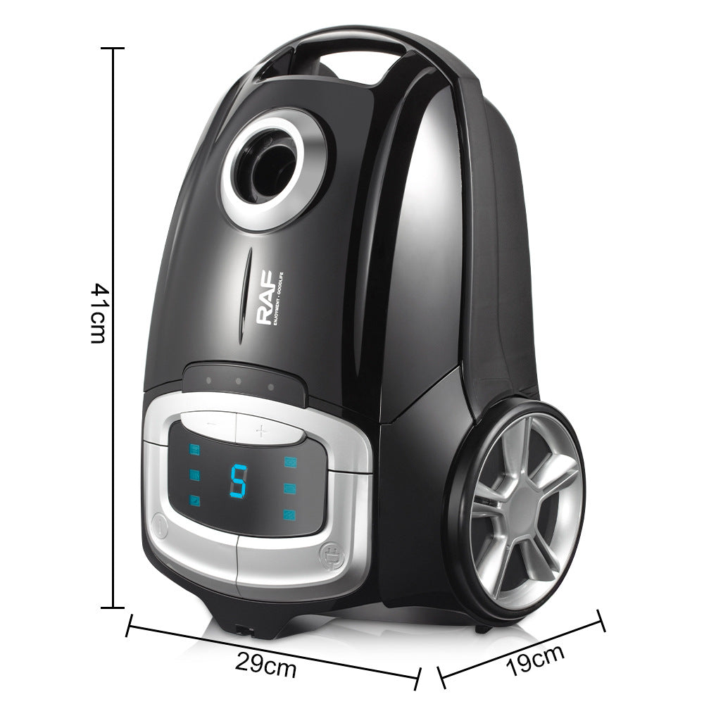 RAF European Standard Household Vacuum Cleaner with Smart Display, Powerful Suction, Horizontal Portable Vacuum Machine R.8755  4L