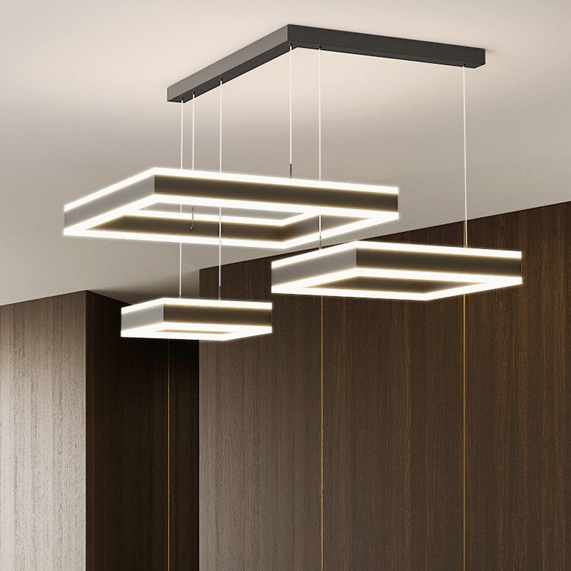 Chandelier for Living Room with High-End Feel, Main Light for Hall, Modern Minimalist Bedroom Light, Dining Room Light, Creative and Unique Design led Bar Counter Lamp