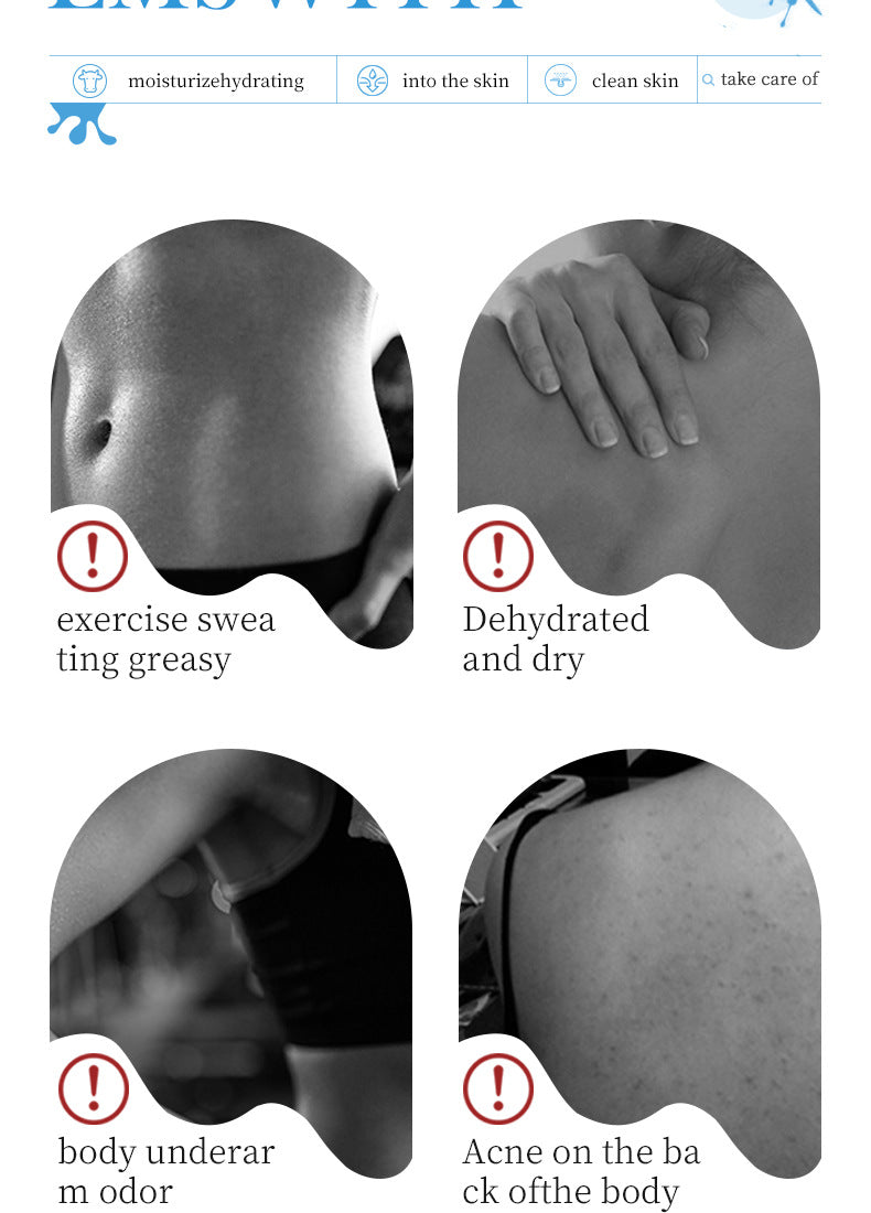 Milk Body Wash SADOER Hydrating, smooth, clean fragrance body wash for cross-border foreign trade wholesale