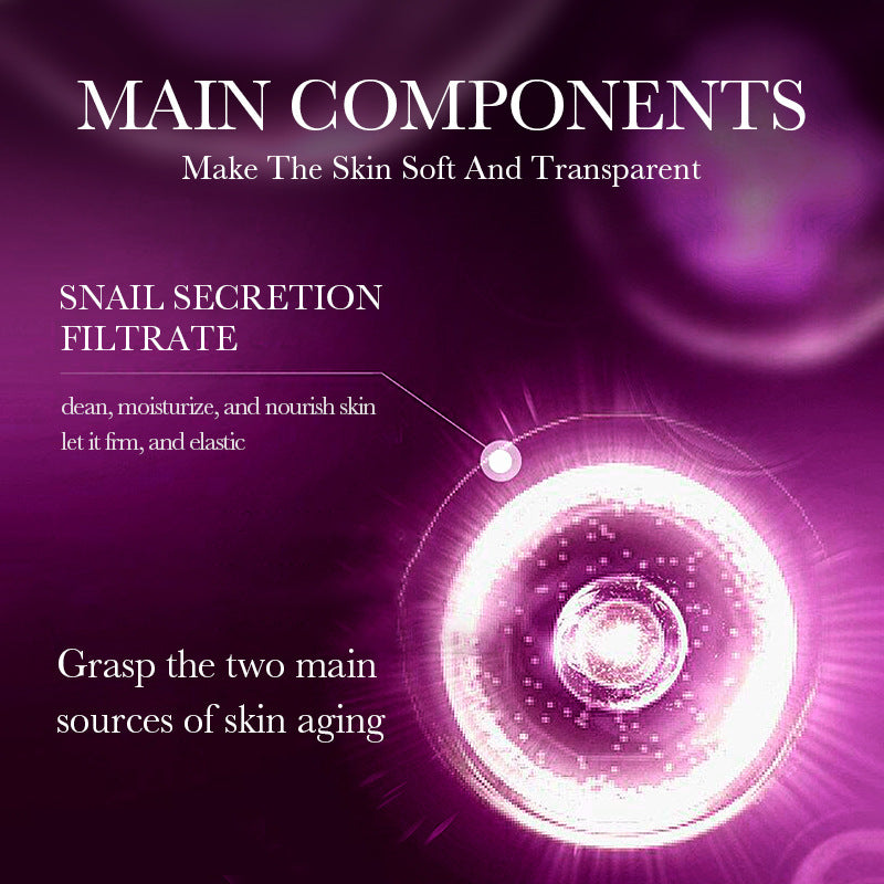 Full English SADOER Snail Restructured Collagen Six-piece Set Moisturizing skin care set  foreign trade wholesale