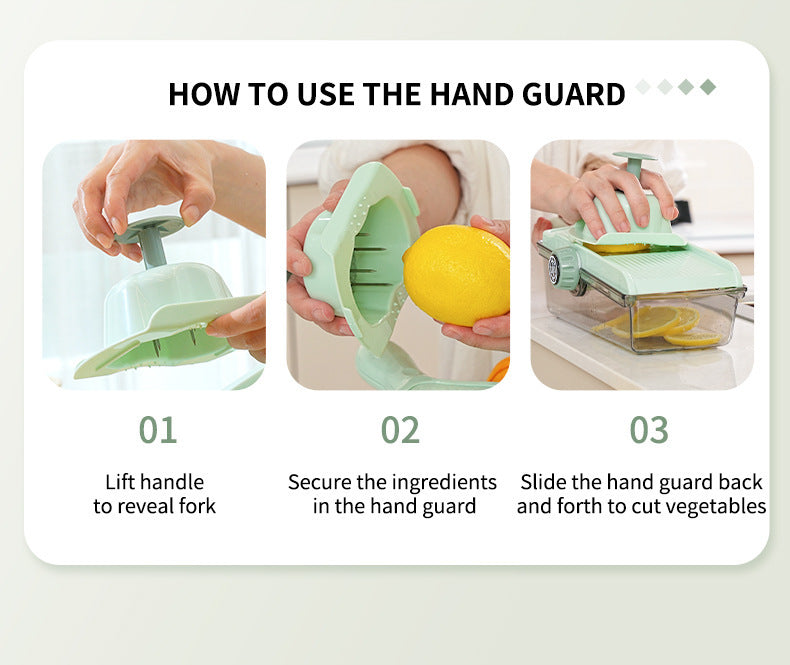 Home Kitchen Shredding and Slicing Machine Lemon Dicing and Slicing Vegetable Cutter Potato Grater Multi-Functional Vegetable Slicer