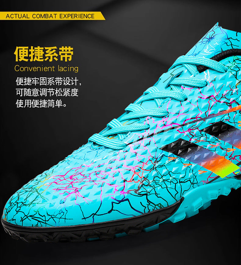 New professional football shoes for men and women AG Spike TF Broken Nail Youth Student Grassland Competition Training Shoes