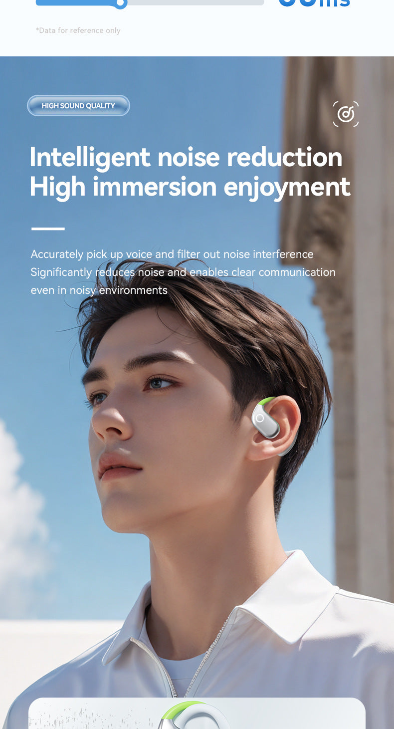 New M82Ear Hanging Type OWS Bluetooth Headset Wireless Running Sports Not Into Ear Noise Reduction Wireless Bluetooth Headset