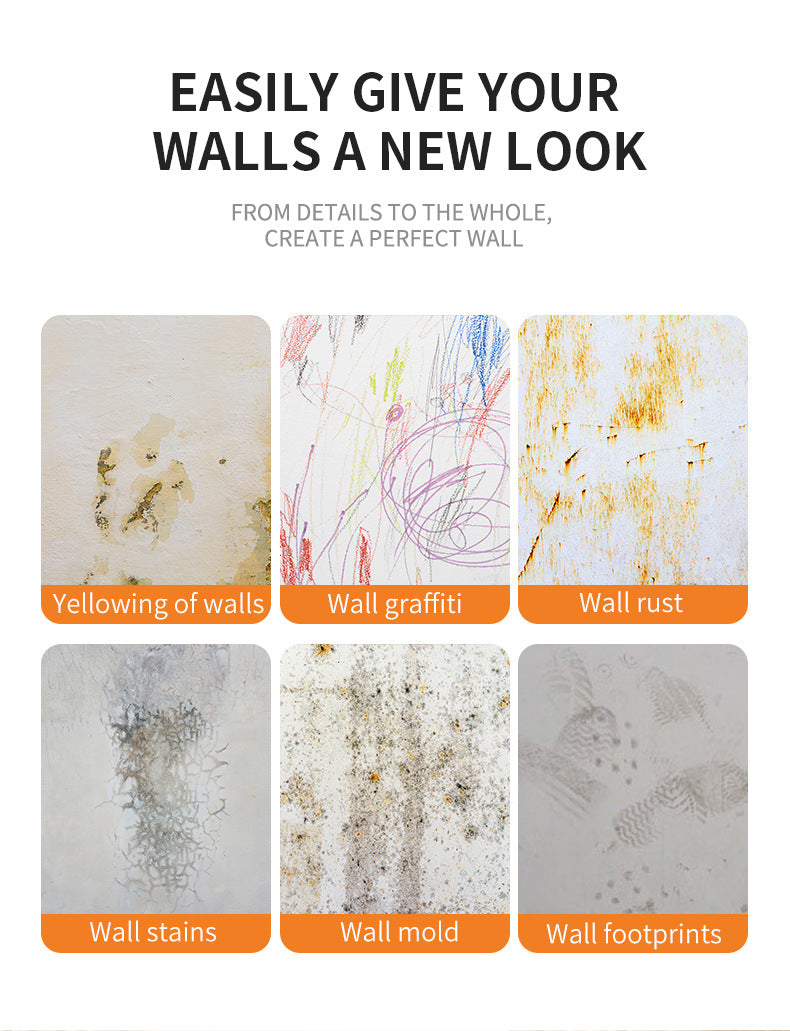 Panda Paint50Small Roller Brush Odorless Eco-Friendly Latex Paint Wall Repair Paint Graffiti Repair Paint Coco Paint Wall Renovation