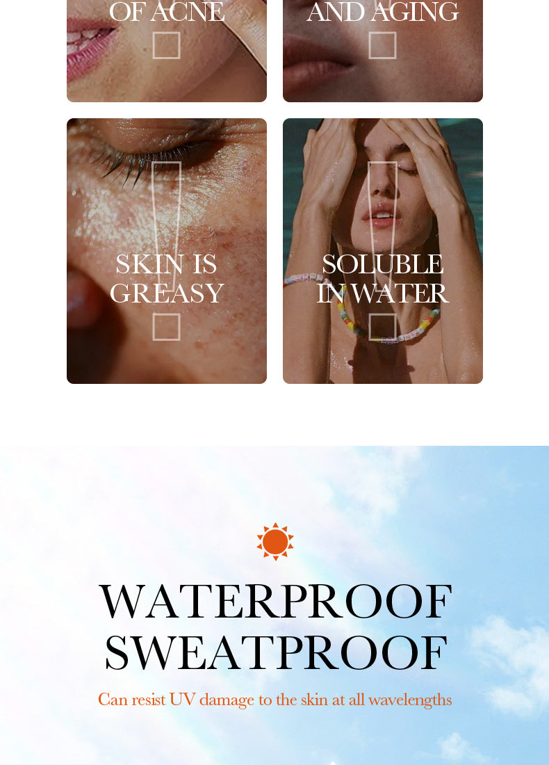 foreign trade BIOAOUA Aloe Vera Sunscreen Sunscreen Isolation Refreshing Three-in-One Sunscreen Spray Wholesale