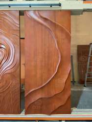 China Top Manufacturer Modern Design Villa Exterior High-end Main Solid Wood Entry Door for Houses Outside Front Door
