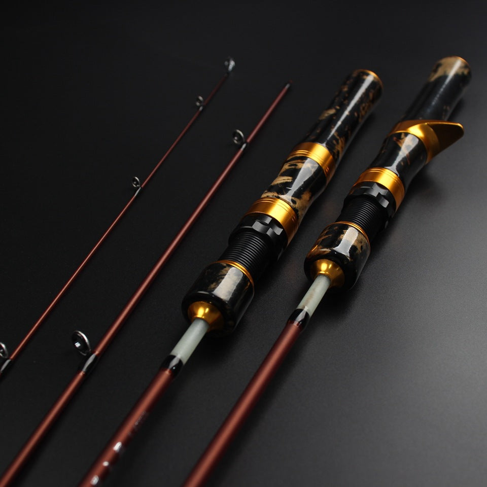 1.4MiXixiu Elastic Rod Ultra-Soft Portable Four-Section Lure Rod for Fishing Small Fishes Like Mouthfish and White Striped Fish Wholesale from Manufacturer