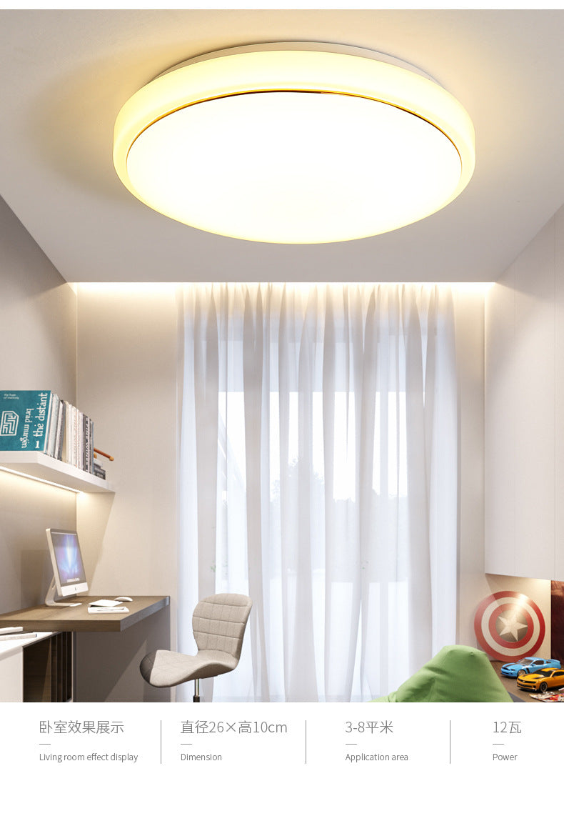 led Ceiling Lamp Modern Minimalist Acrylic Living Room Lamp Round led Bedroom Restaurant Light Balcony Aisle Engineering Light