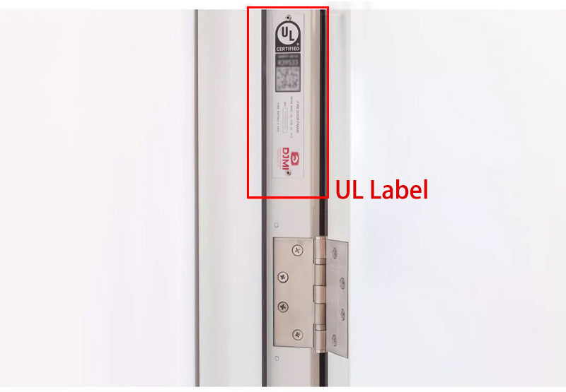Cheap Price Fire Rated   With Stainless Steel Handle Single Leaf Security Fireproof Metal Door Certified Exit Gate Steel Door