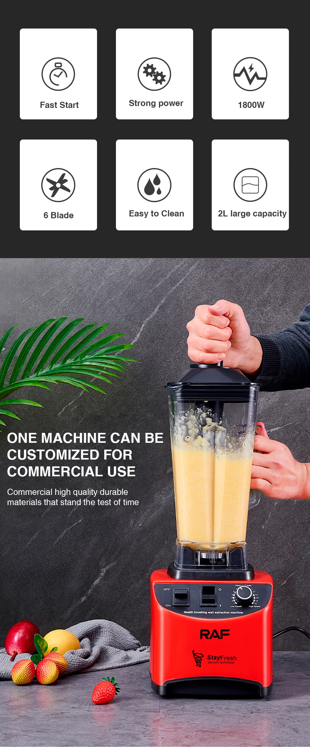 European Standard Blender Household High-Speed Blender Smoothie Cooking Machine Soy Milk Fruit Juicer