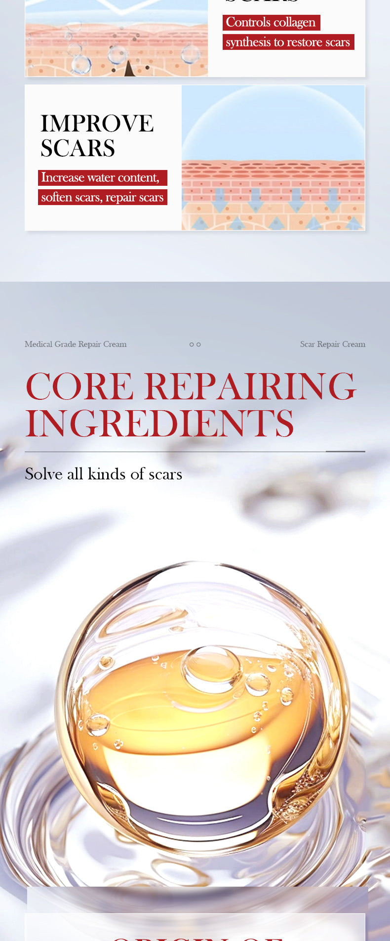 Full English Scar Serum SADOER Hydrating, moisturizing, rejuvenating, nourishing face cream  foreign trade wholesale