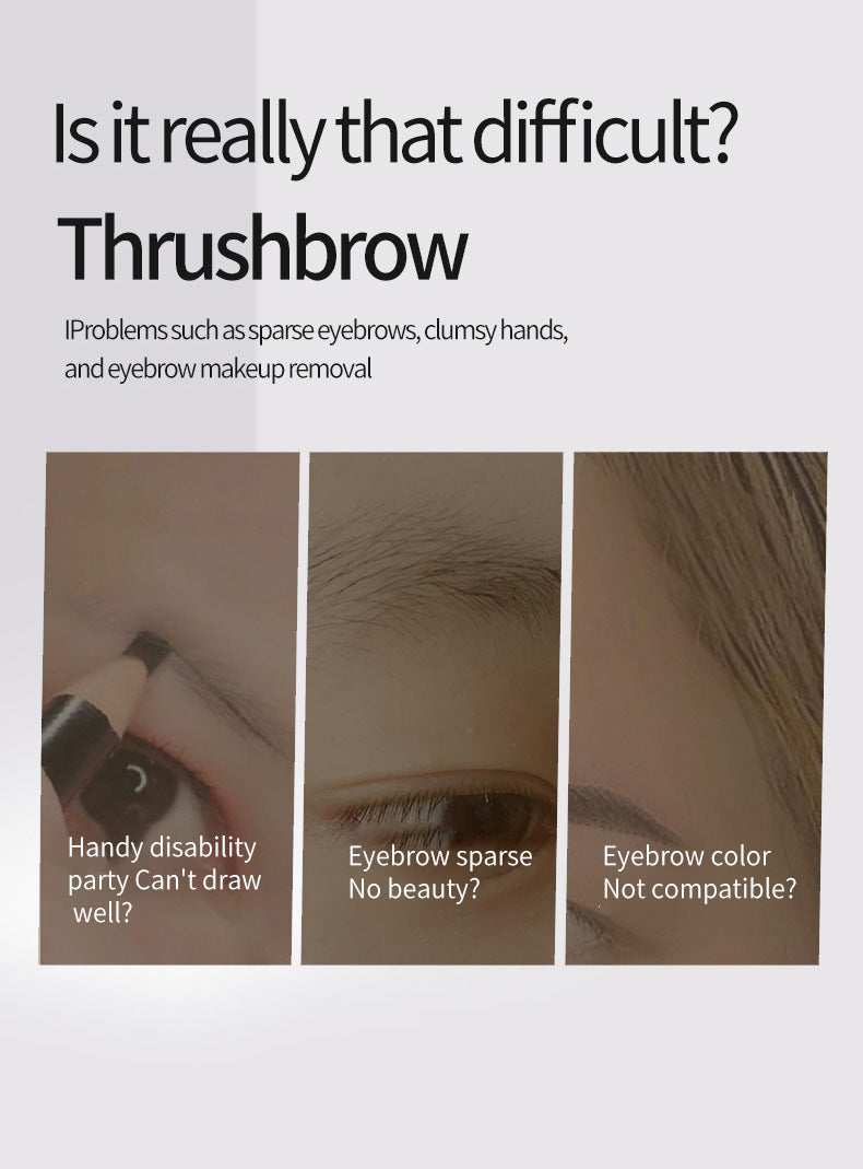 AliExpress Peel-off Eyebrow Cream Film-forming Peel-off Type Long-lasting Waterproof Sweat-proof Eyebrow Cream Packaging Makeup