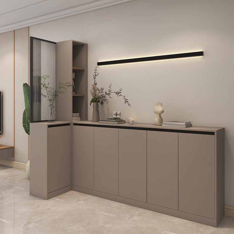 Custom Whole House Wardrobe Bedroom Cream Style Princess One-Door-to-Top Wardrobe Wine Cabinet Entryway Shoe Cabinet Custom Cloakroom